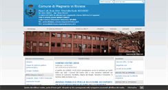 Desktop Screenshot of comune.magnanoinriviera.ud.it