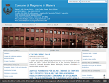 Tablet Screenshot of comune.magnanoinriviera.ud.it